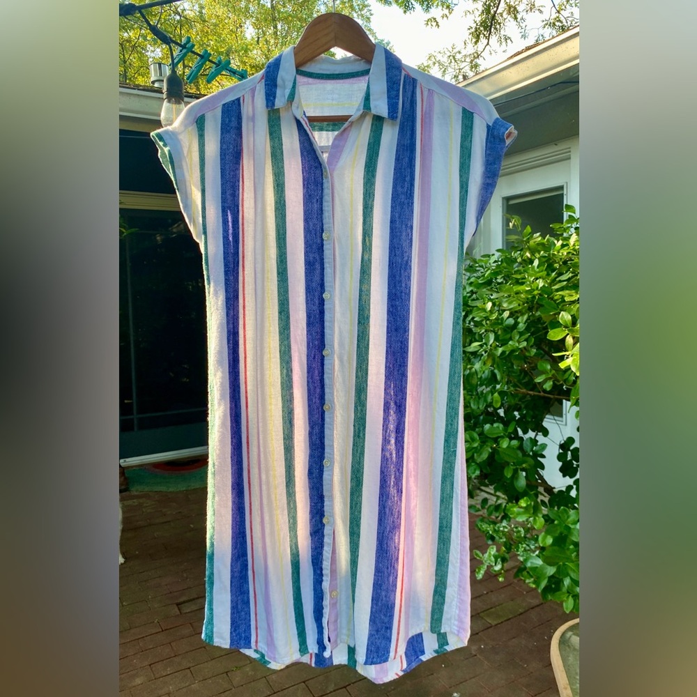 Handmade | Striped shirt dress